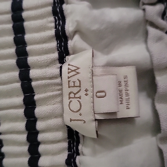J Crew womens Linen Blend striped skirt  Sz 0 - Lightweight, Spring, Cot… - Picture 5 of 7